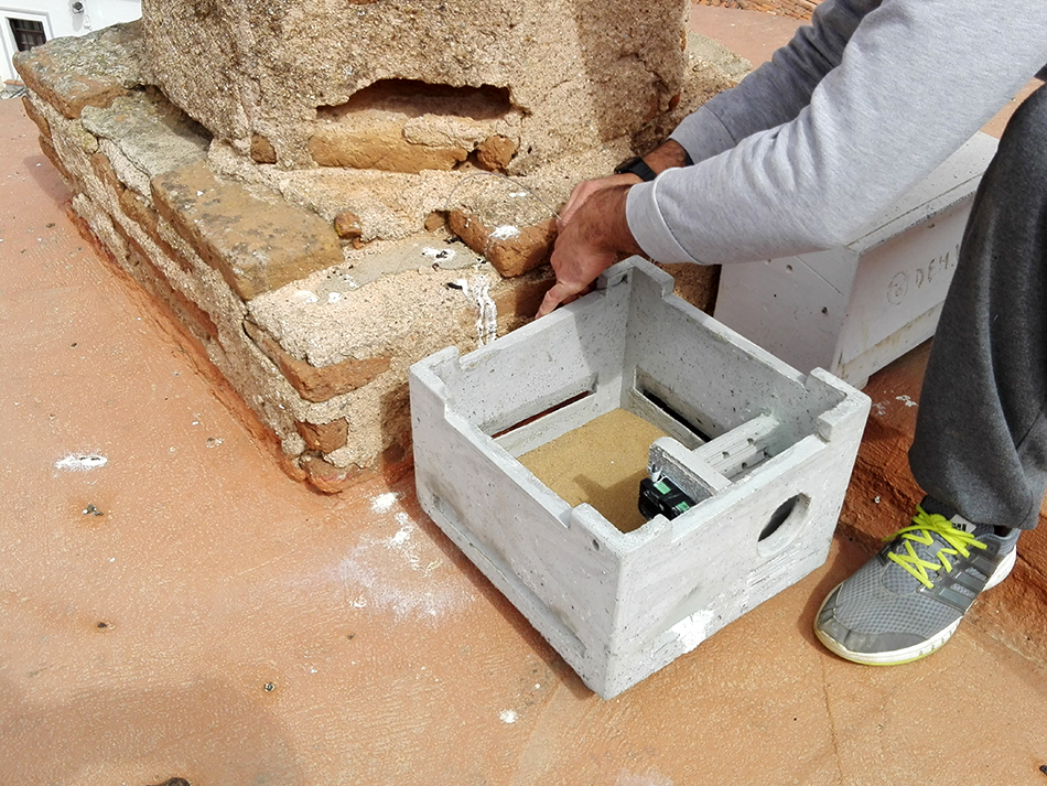 Instalación de nidales - ZEPAURBAN